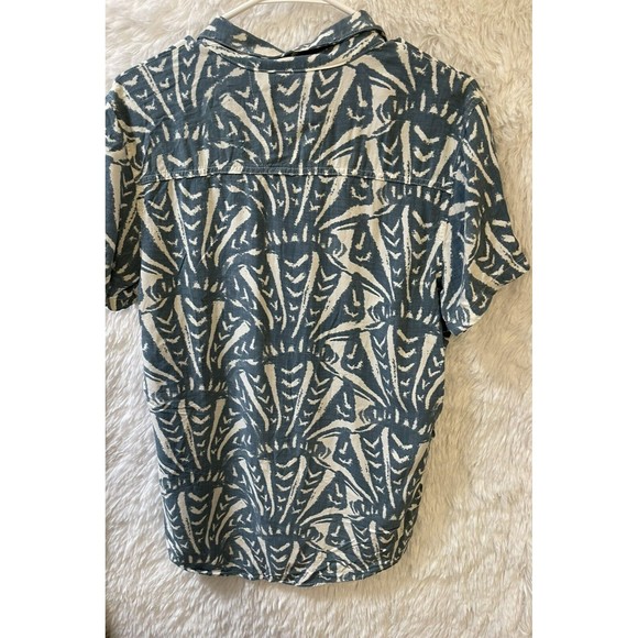 Cuidado Con El Perro Button Up Men's Shirt Size L Short Sleeve, Pocket - Picture 5 of 6